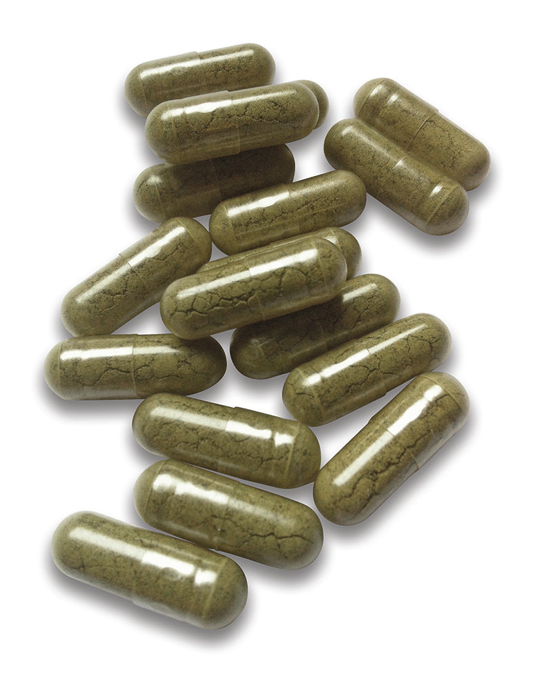 Seagreens Food Capsules – close-up of natural seaweed capsules