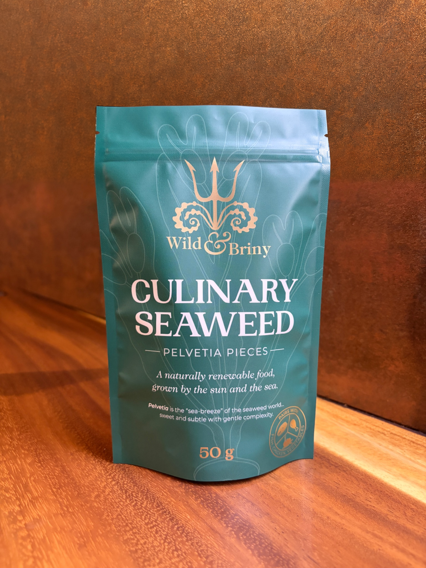 Pelvetia Seaweed Seasoning Pieces - Channel Wrack | Wild & Briny