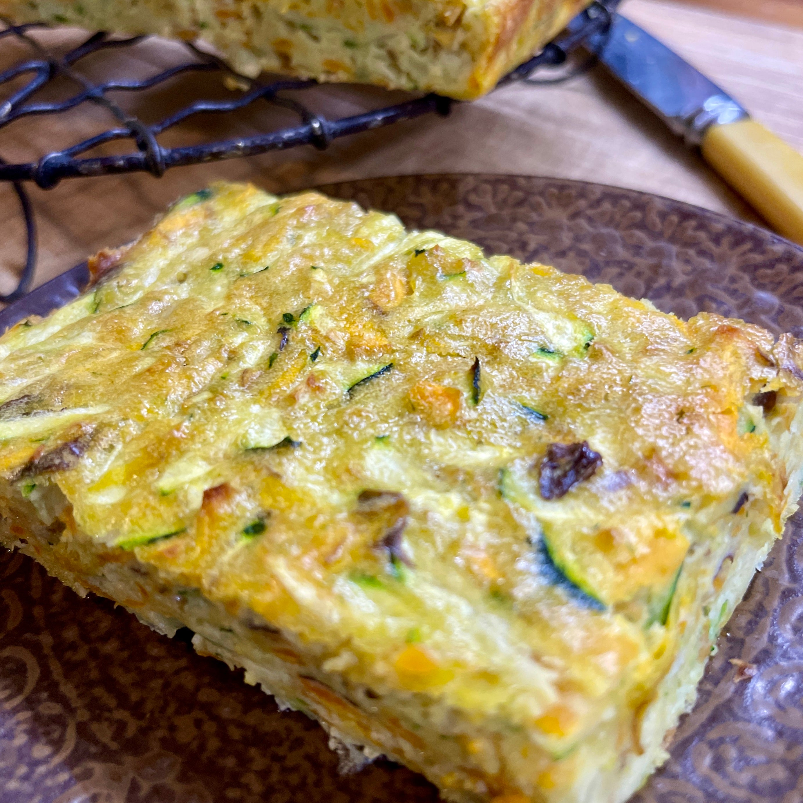 Seaweed recipes culinary seaweed Dulse zucchini slice eggs
