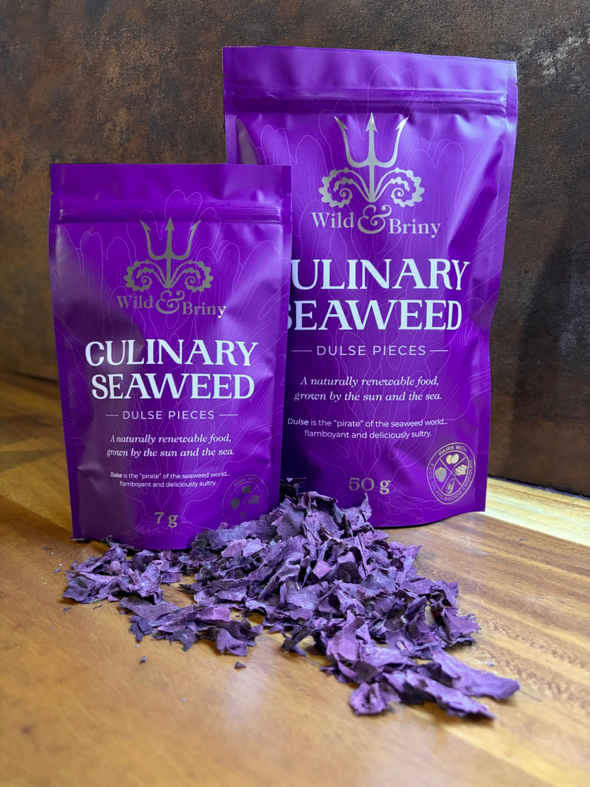 Dulse Dried Seaweed Snack 7g | Wild & Briny