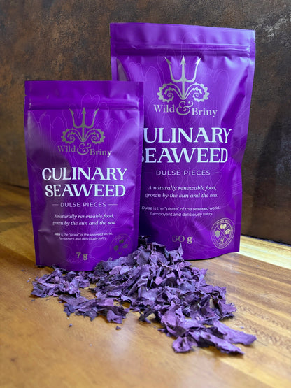 Dulse Dried Seaweed Snack 7g | Wild & Briny