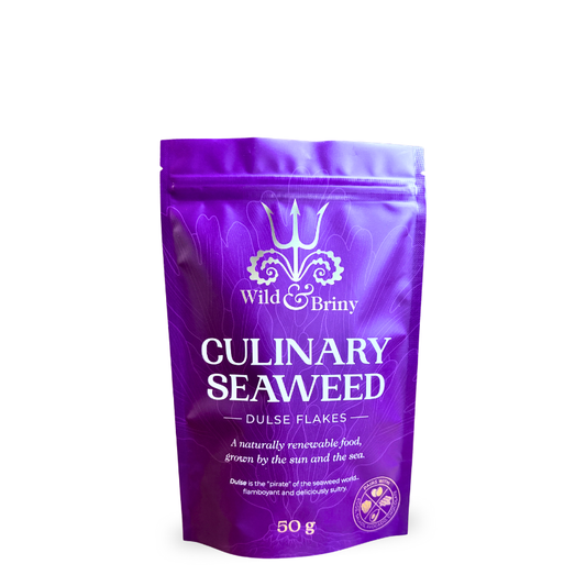 Dulse Seaweed Seasoning Flakes | Wild & Briny