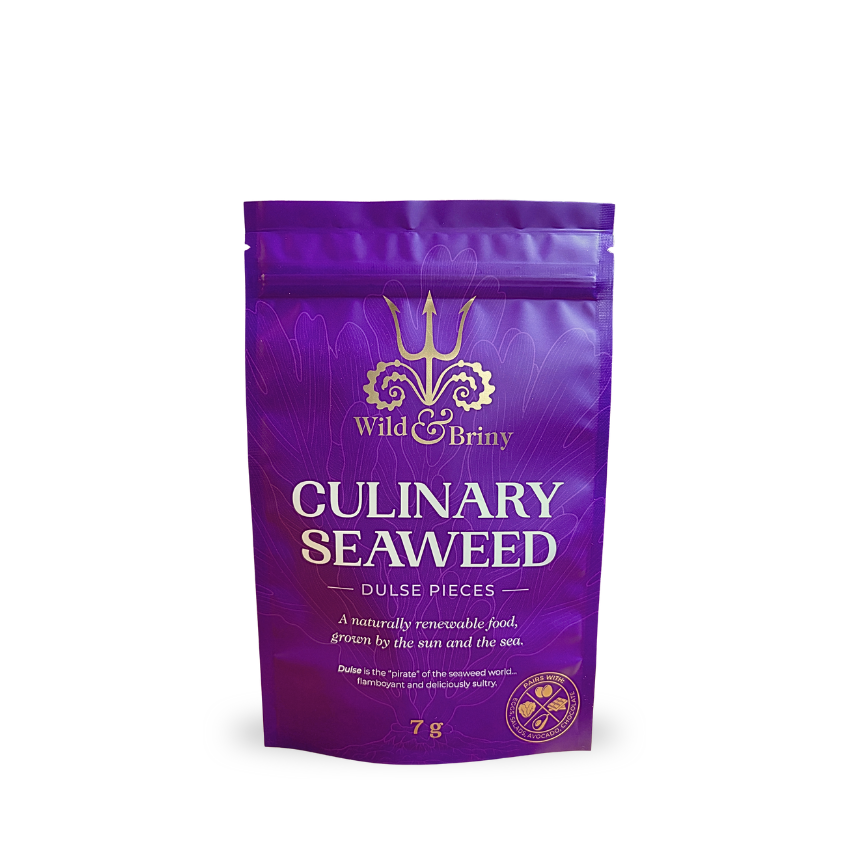 Dulse Dried Seaweed Snack 7g | Wild & Briny